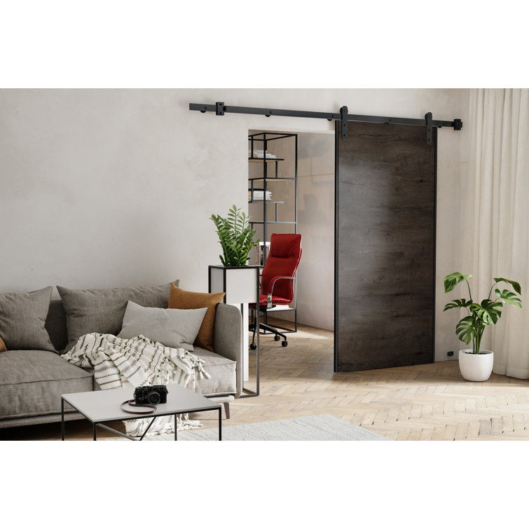 Ebern Designs Medelyn Single Sliding Doors Laminate Wayfair.co.uk